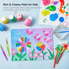 Shuttle Art brushes and tools included for versatile painting explorations