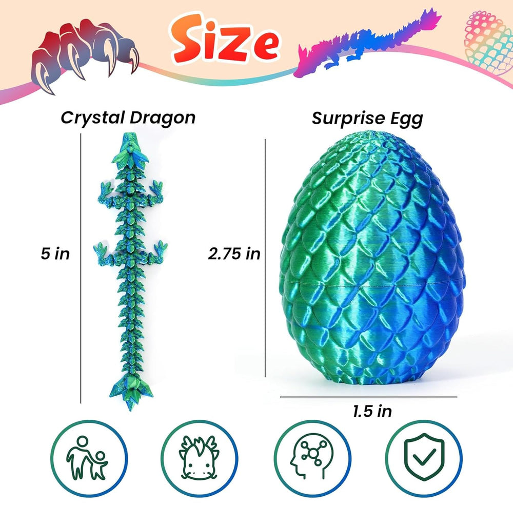 SHUWND 3D printed dragon egg scales and tails detailed close-up