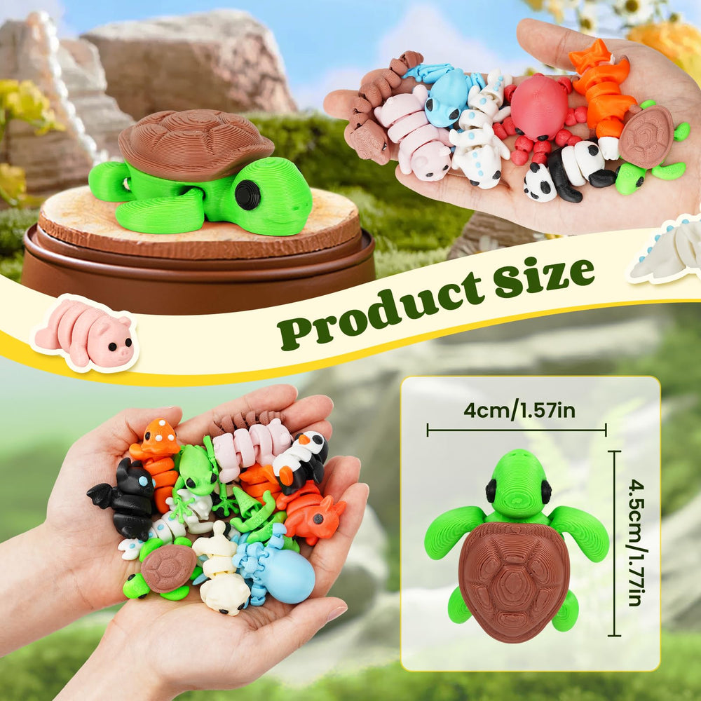 SHUWND articulated fidget toy mini animal for stress relief and focus.