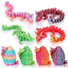 SHUWND dragon eggs set viewed from top for vibrant shelf display