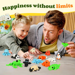 SHUWND PLA eco-friendly mini animals, safe for kids and durable for daily use.