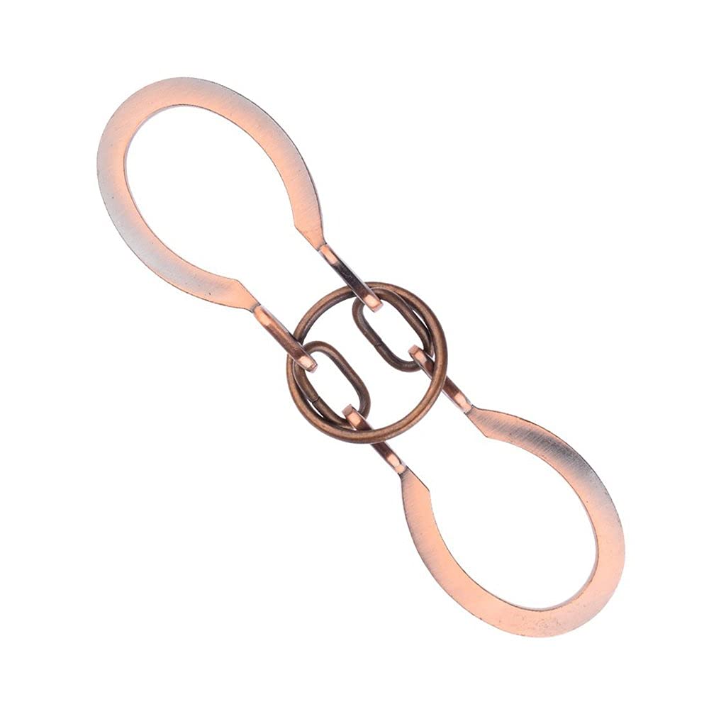 SHUYUE bronze finished horseshoe puzzle in hand, tactile and satisfying to manipulate.