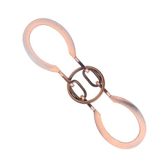 SHUYUE bronze finished horseshoe puzzle in hand, tactile and satisfying to manipulate.