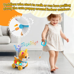 SHXYKZ 3in1 puppy toy bilingual learning promotes English and Spanish phrases
