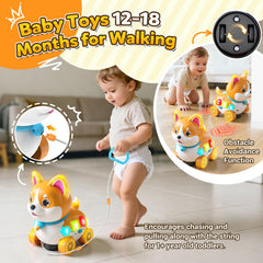SHXYKZ 3in1 puppy toy side view supports movement and exploration