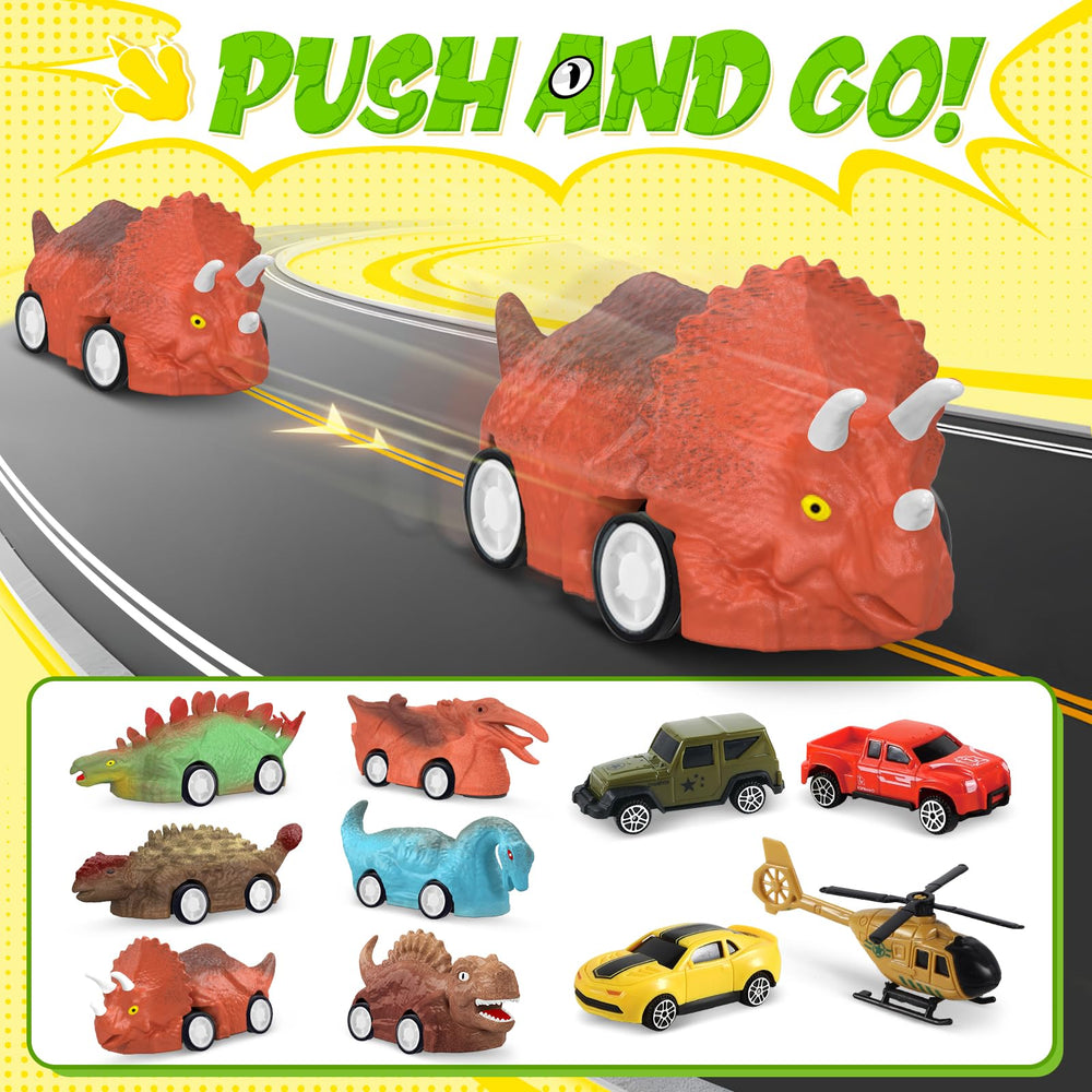 ShyLizard dinosaur truck with realistic roar supports engaging storytelling moments.