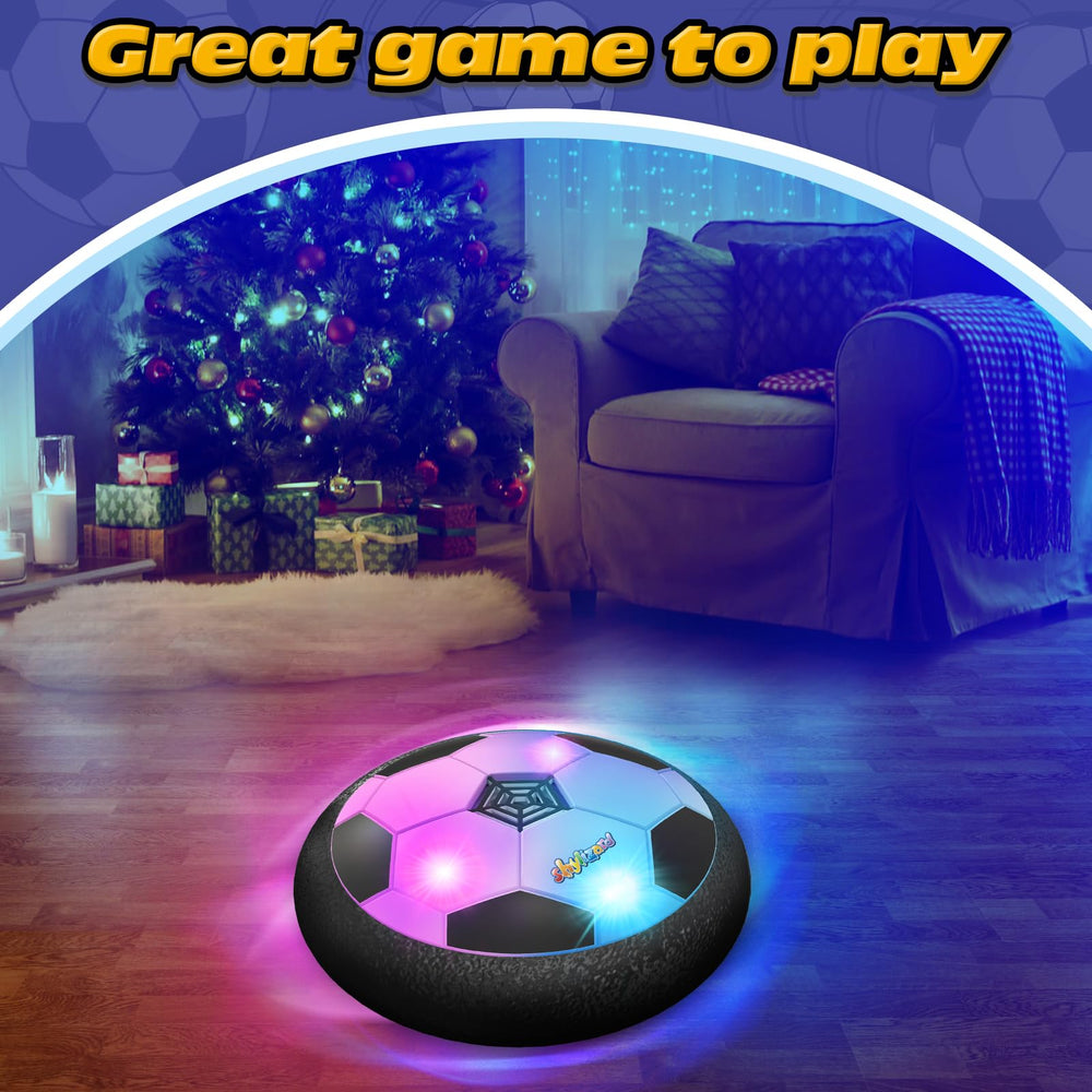 ShyLizard hover ball enables family fun with parent-child interaction during games.