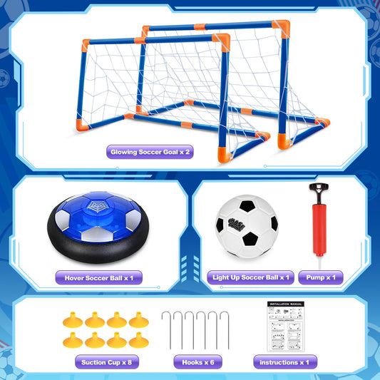ShyLizard indoor-outdoor goals set enables quick game setup