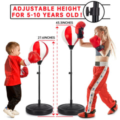 ShyLizard inflatable punching ball offers responsive bounce during play.