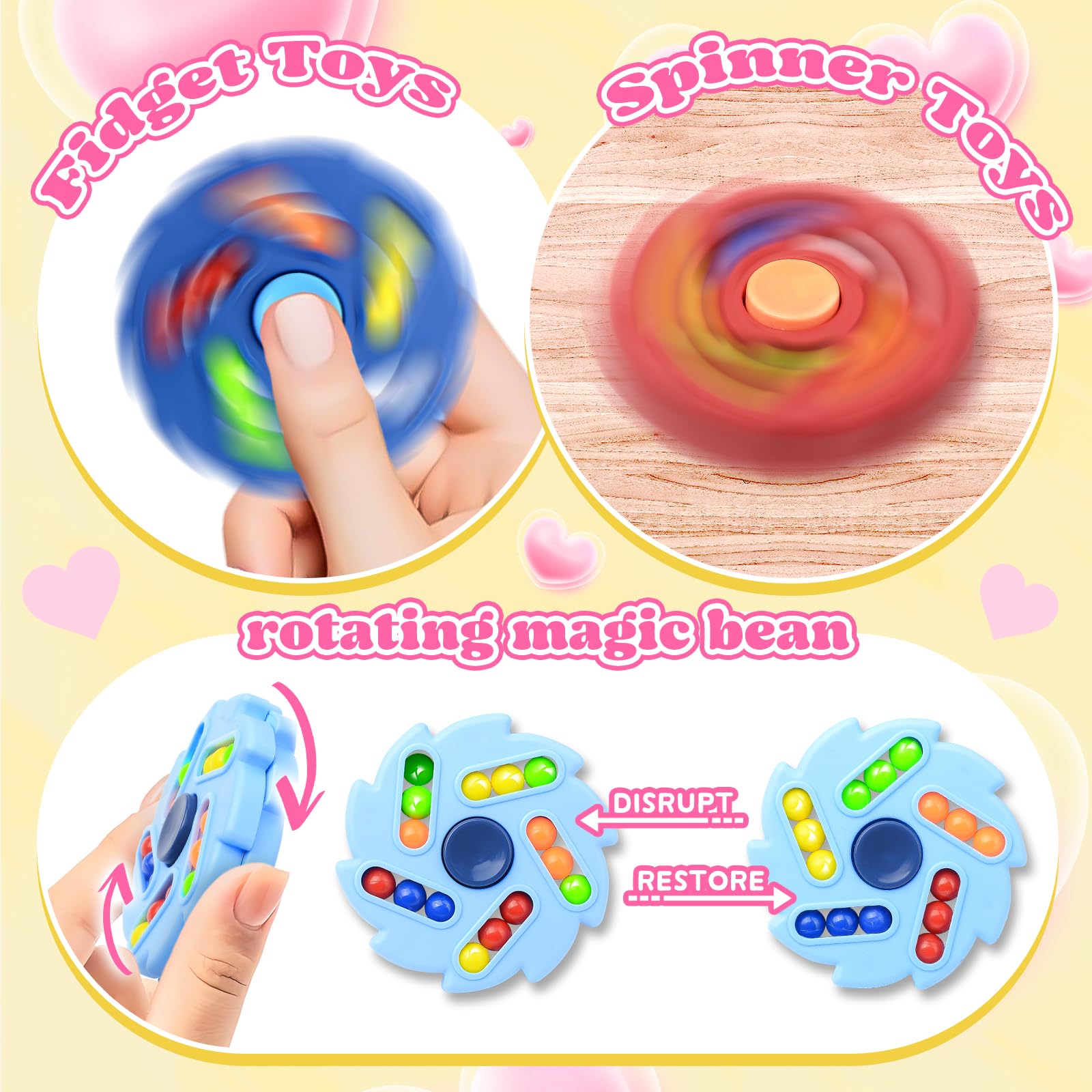 ShyLizard valentines cards spin design featuring You Make My Heart SPIN.