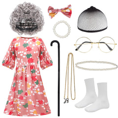 Shyhand silver wig provides full, realistic look for kids' cosplay and dress-up