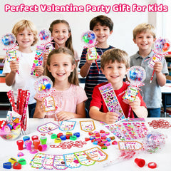 Shyling valentines erasers with playful patterns for tidy notes