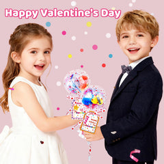 Shyling valentines gift bags with ribbon for gifts and exchanges