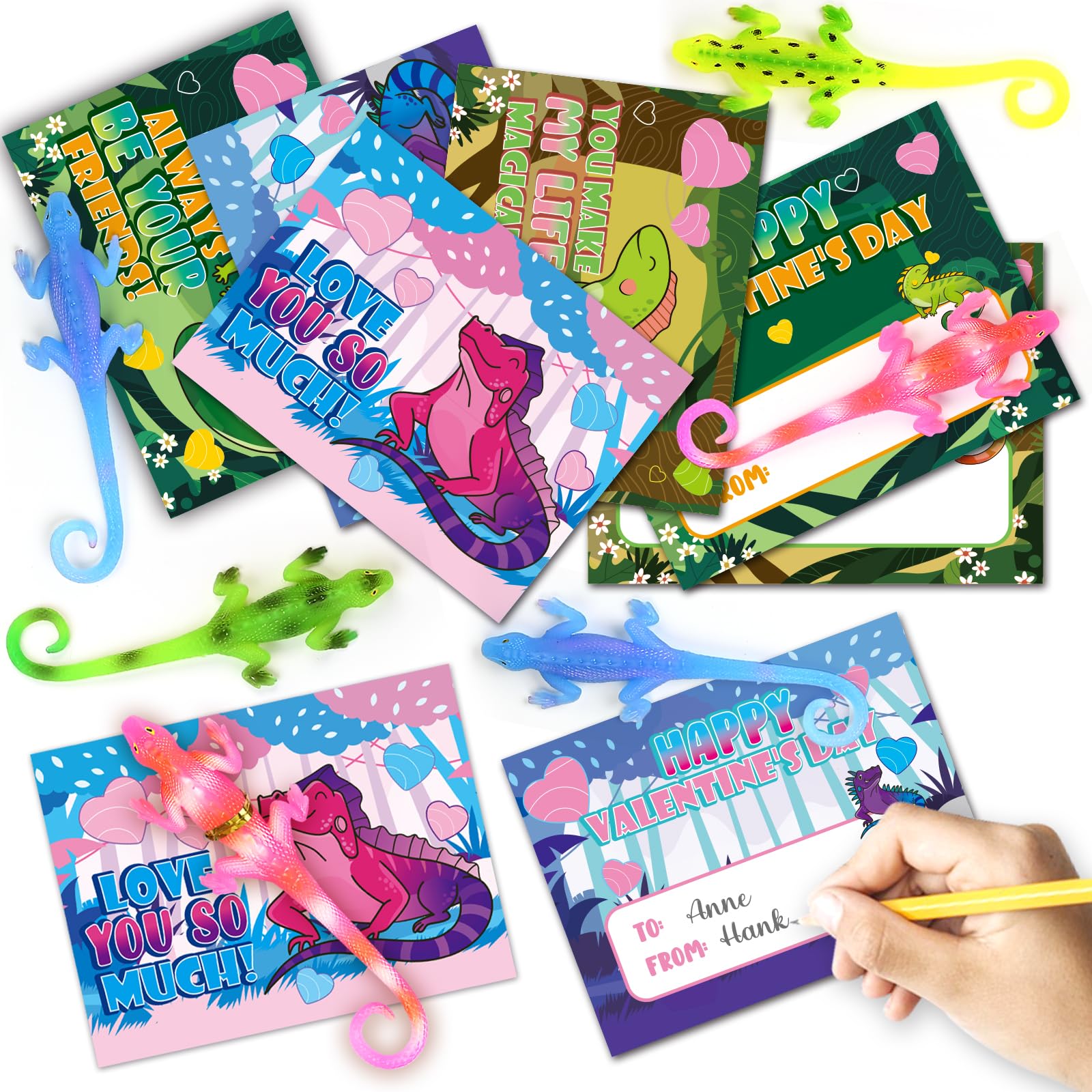 ShyLizard classroom exchange setup ideal for valentines events