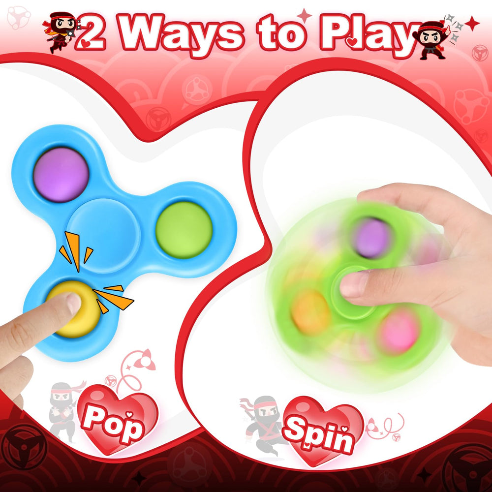 ShyLizard fidget spinner toys in four colors boost focus.