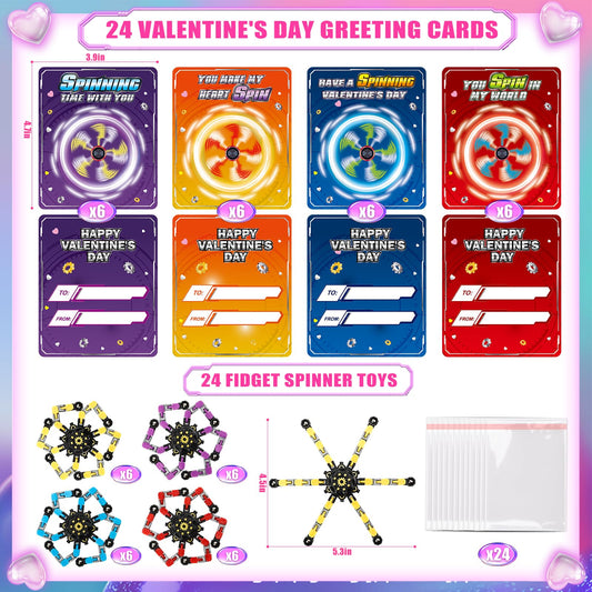 ShyLizard four-color transformable robot fidget spinners in red, yellow, blue, purple