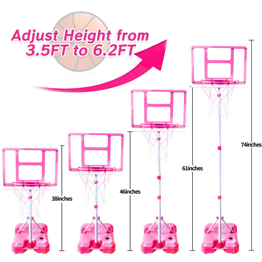ShyLizard hoop base stability helps prevent tipping during shot practice