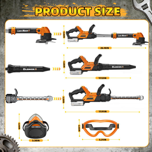 ShyLizard 3-in-1 leaf blower with lights supports active pretend adventures.