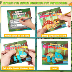ShyLizard valentines card back offers personal messages for friends.