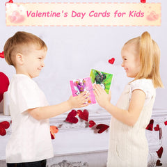 ShyLizard valentines classroom exchange setup shows playful gift ideas for friends