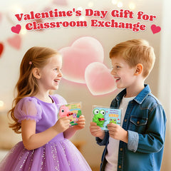 ShyLizard dino Valentine card design with playful artwork