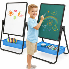Siairo Kids Art Easel with height adjustment for growing children during art time.