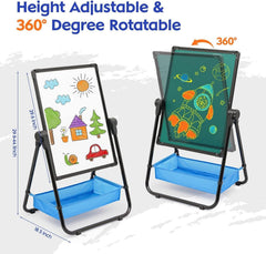 Siairo Kids Art Easel requires no assembly, quick setup for creativity.