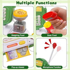 Siairo toy cash register calculator provides real math practice during play