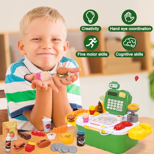 Siairo toy cash register weighing-machine aids quick quantity understanding