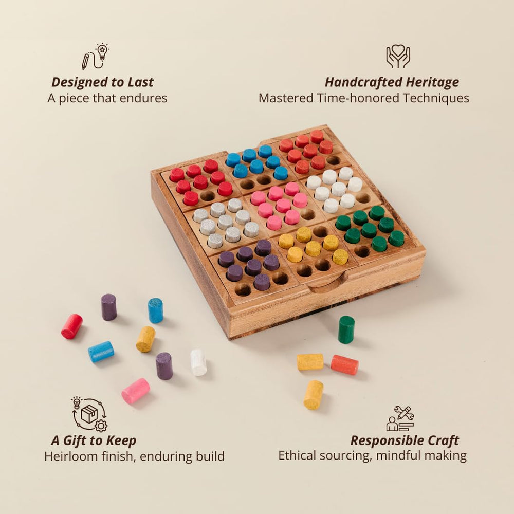 Colorful tiles arranged in a 9x9 grid ready for playing