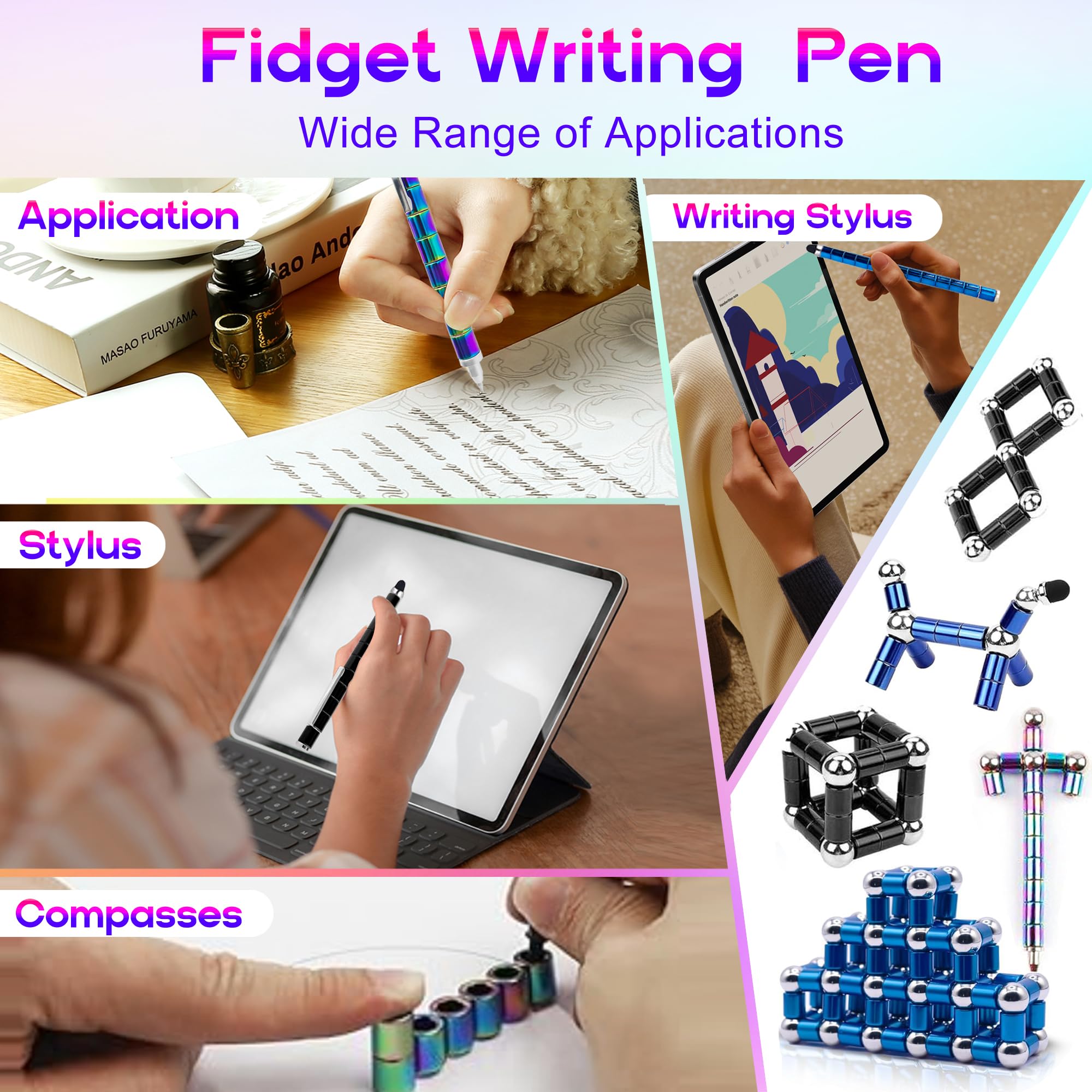sicitu fidget pen with portable clip for on-the-go sensory use
