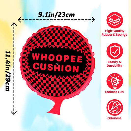 Sicitu Whoopee Cushion on a seat with quick setup for humor