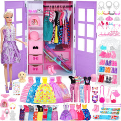 Sidola doll closet collection for organized play and creative dressing.