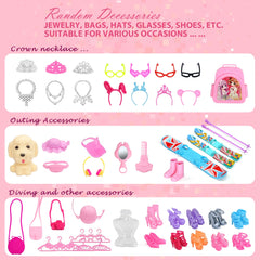 Sidola doll outfits top pants jumpsuits highlights versatile dress-up moments.