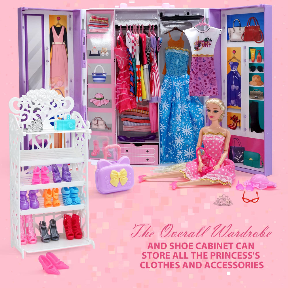 Sidola hangers and shoes to complete ready-to-wear doll looks.