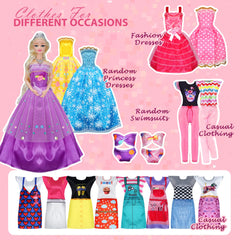 Sidola princess gowns and fashion dresses for stylish doll makeovers.