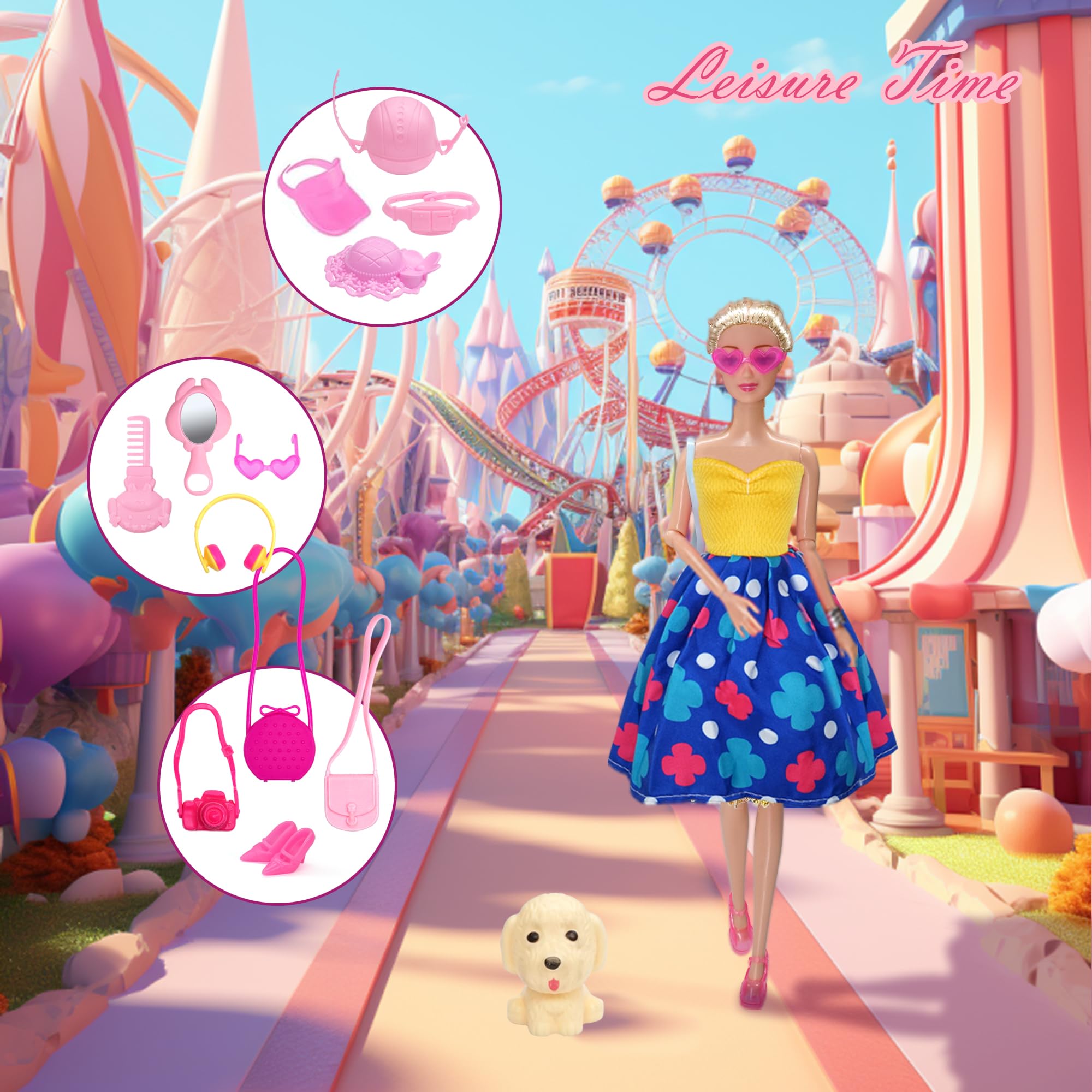 Sidola shoes and accessories pack for completing looks and role play.