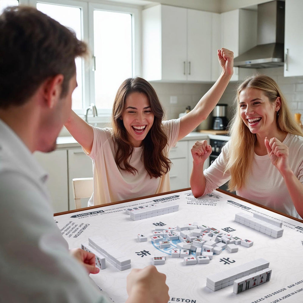 SiDreea Mahjong Mat sealed edges prevent cracking and curling over time