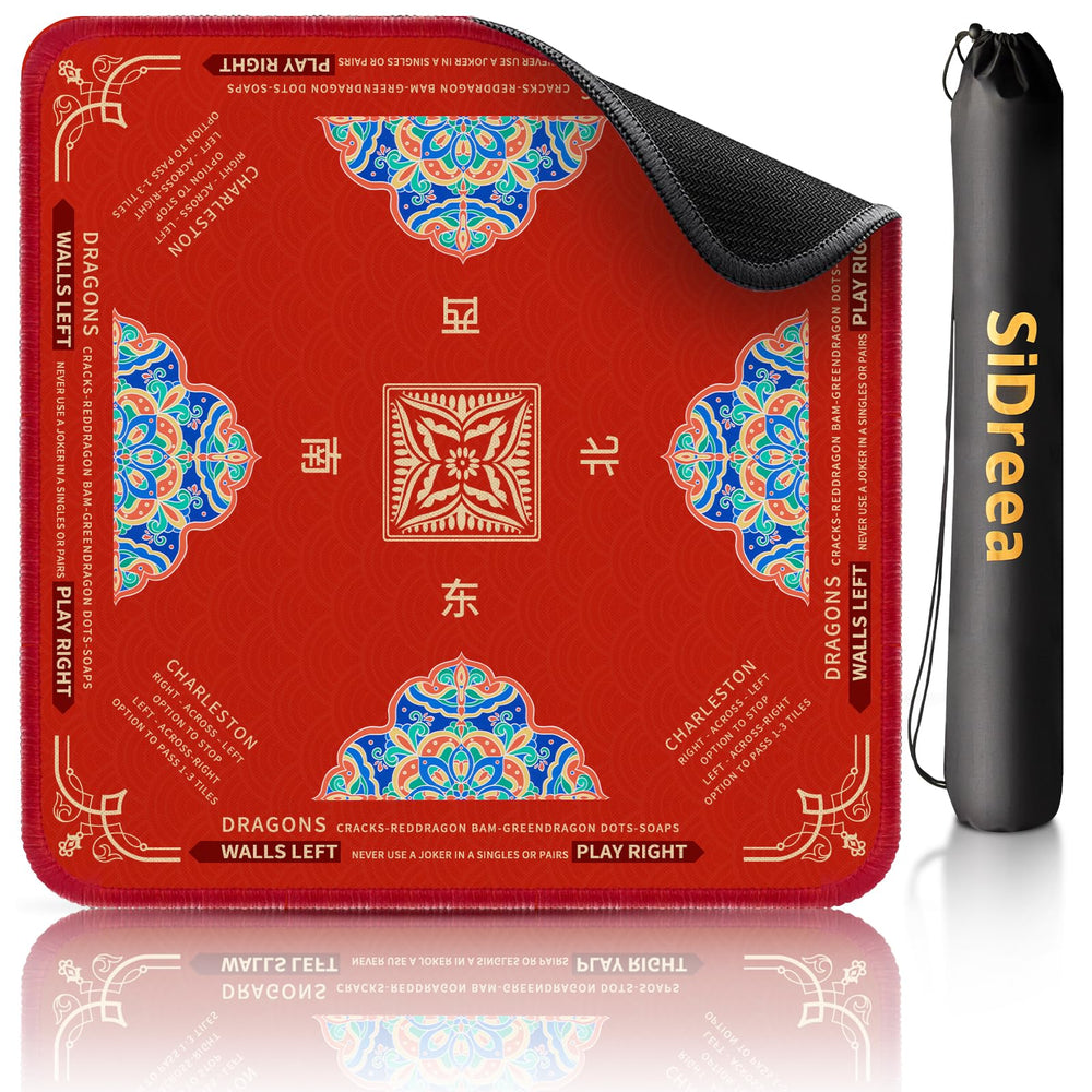 SiDreea Mahjong Mat 32.4-inch offers a spacious, stable surface for tile games.