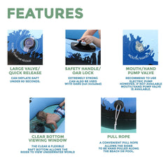Sieco Design Aquavue Voyager durable PVC construction for reliable water adventures