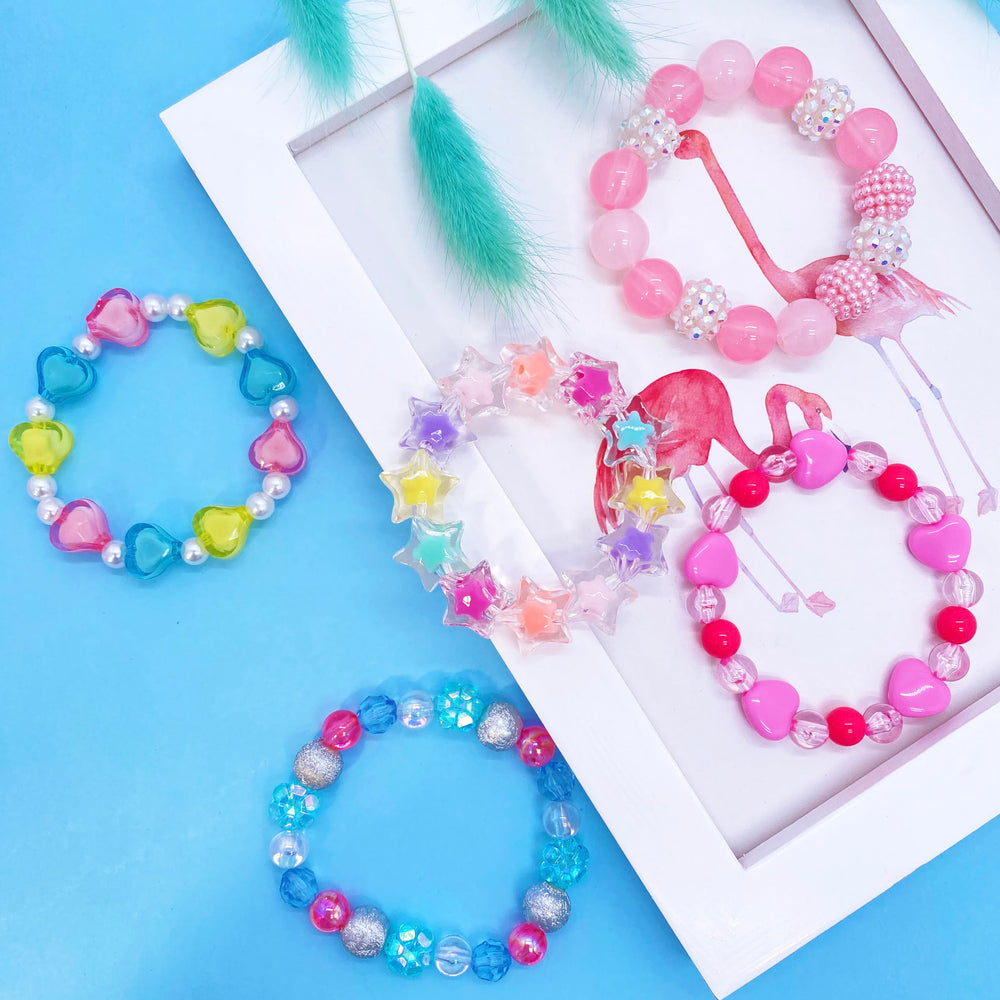 SIELEVIN candy-color patterns bracelets, perfect for party favors and gift boxes