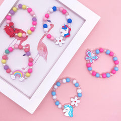 SIELEVIN character-charm bracelets image shows cute charms perfect for pretend play.
