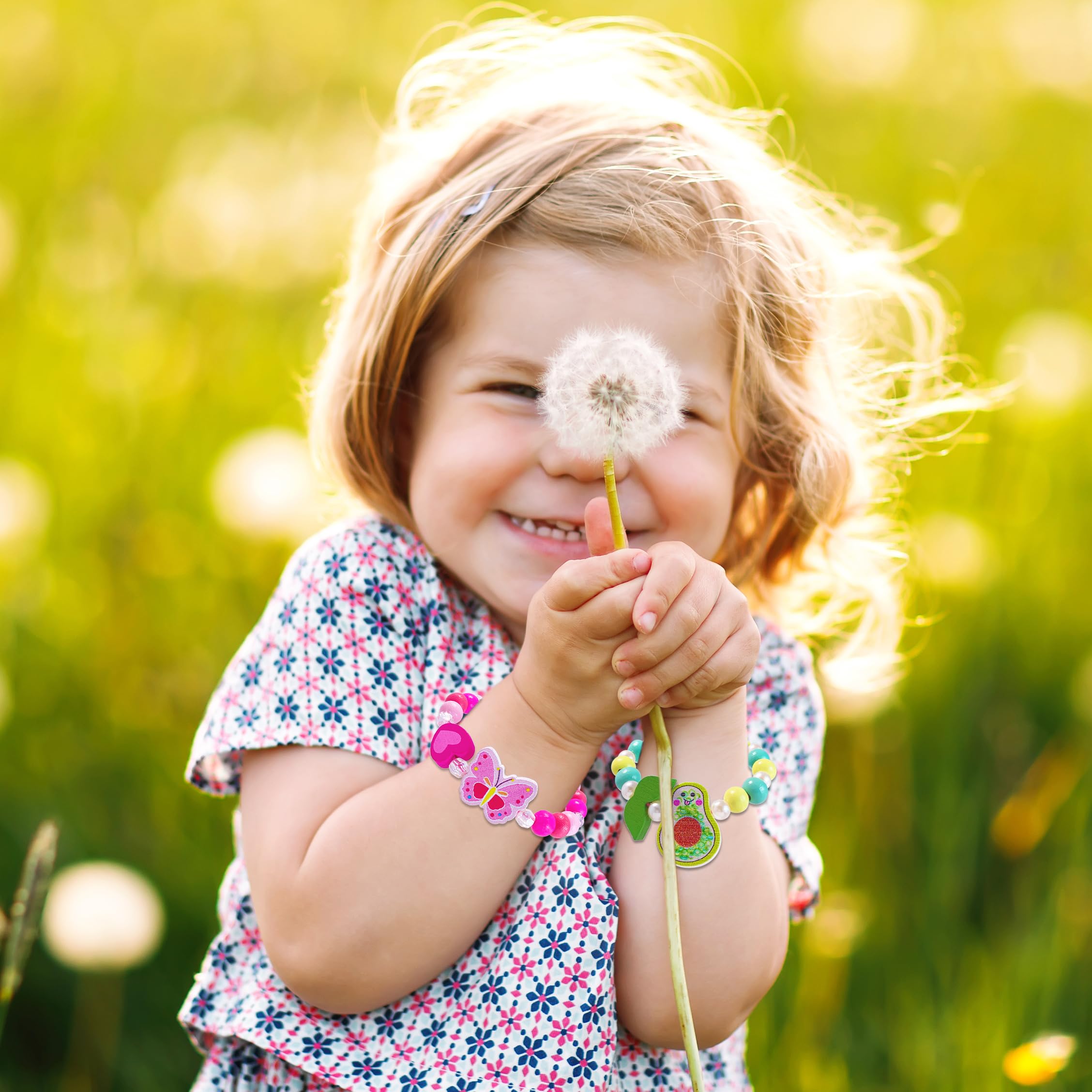SIELEVIN child wearing bracelets demonstrates easy wear for daily outfits