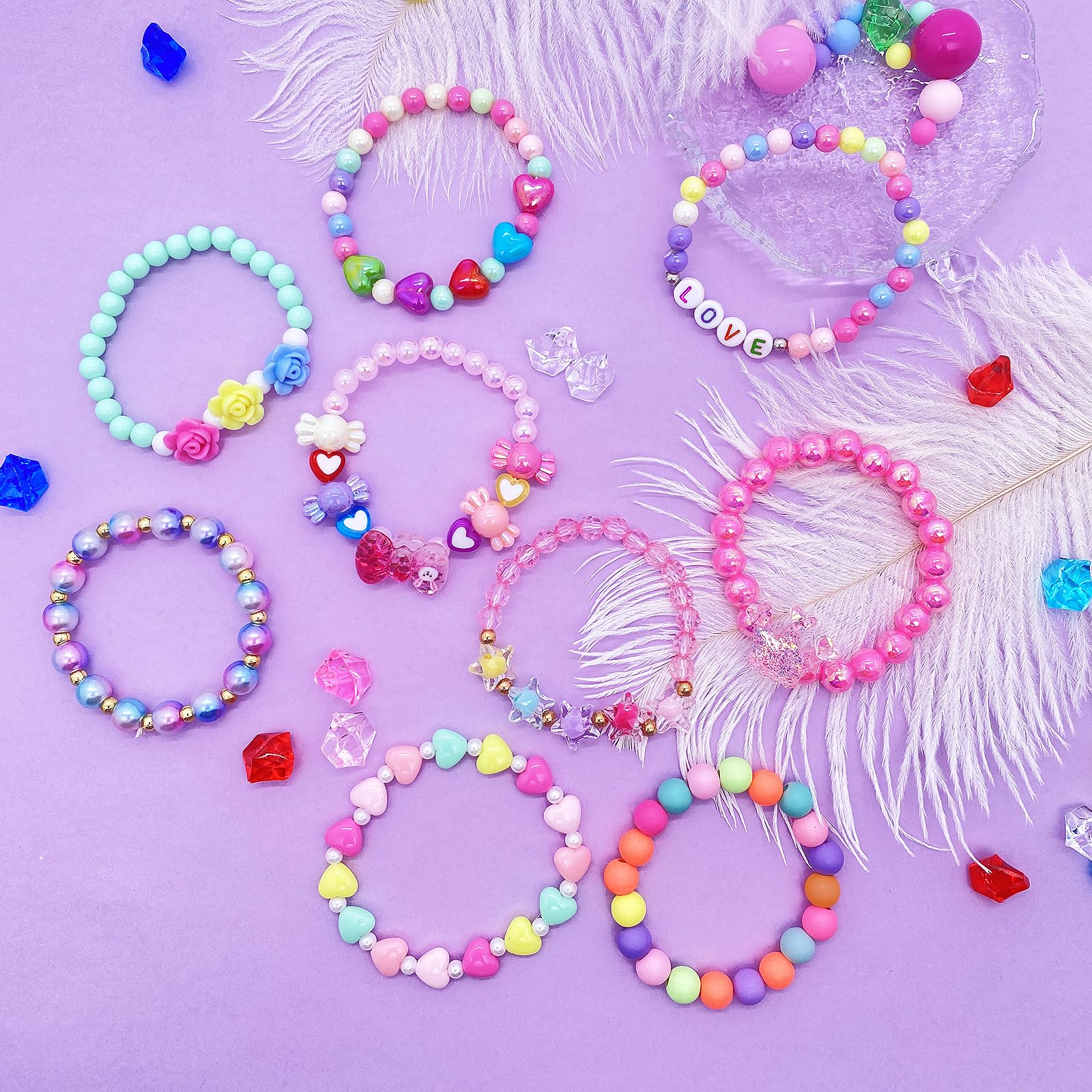 SIELEVIN colorful crystal star bracelet for sparkling everyday looks.