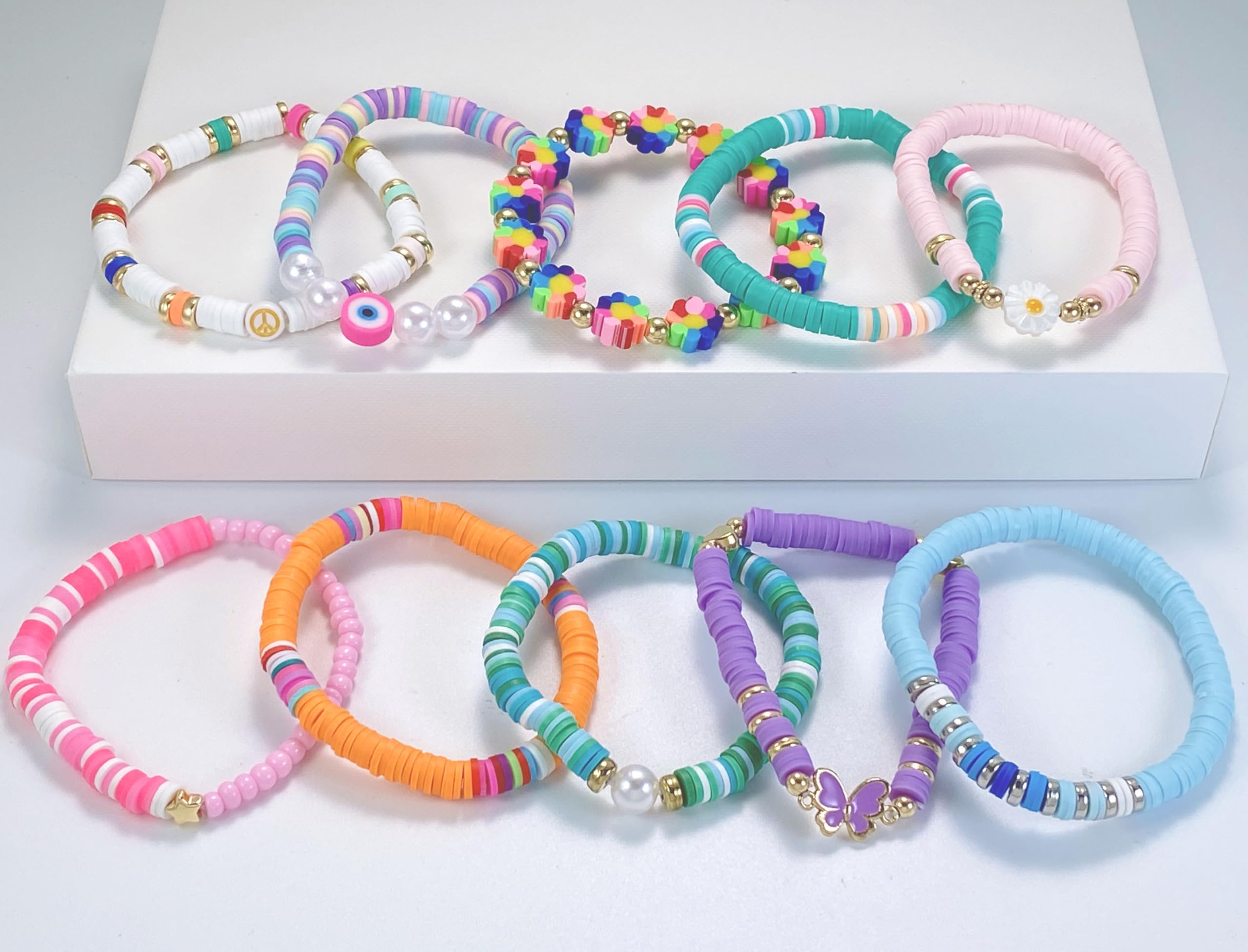 SIELEVIN handmade ceramic beads provide durable, color-rich bracelets for active kids