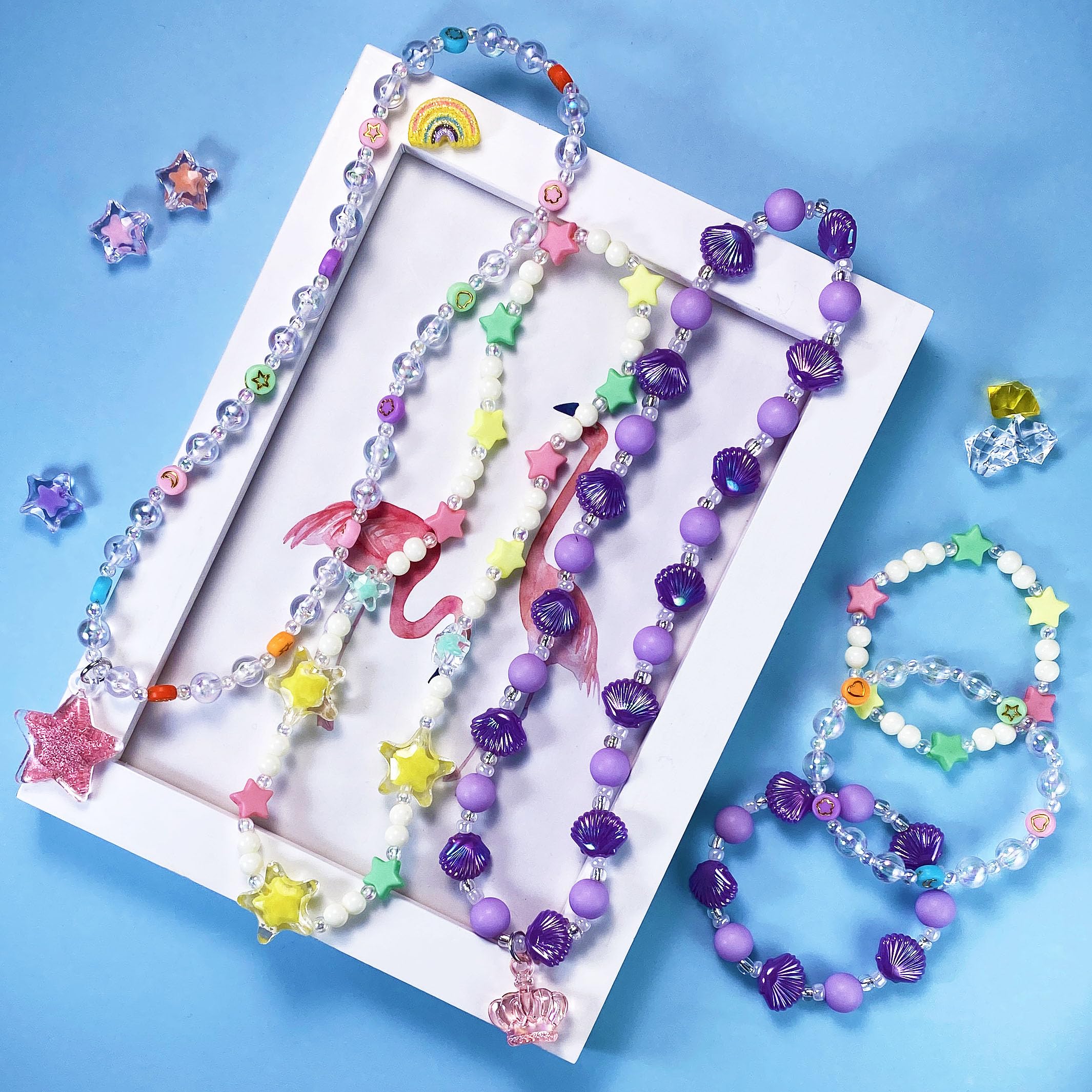 SIELEVIN handmade acrylic jewelry with vibrant, fade-resistant colors.