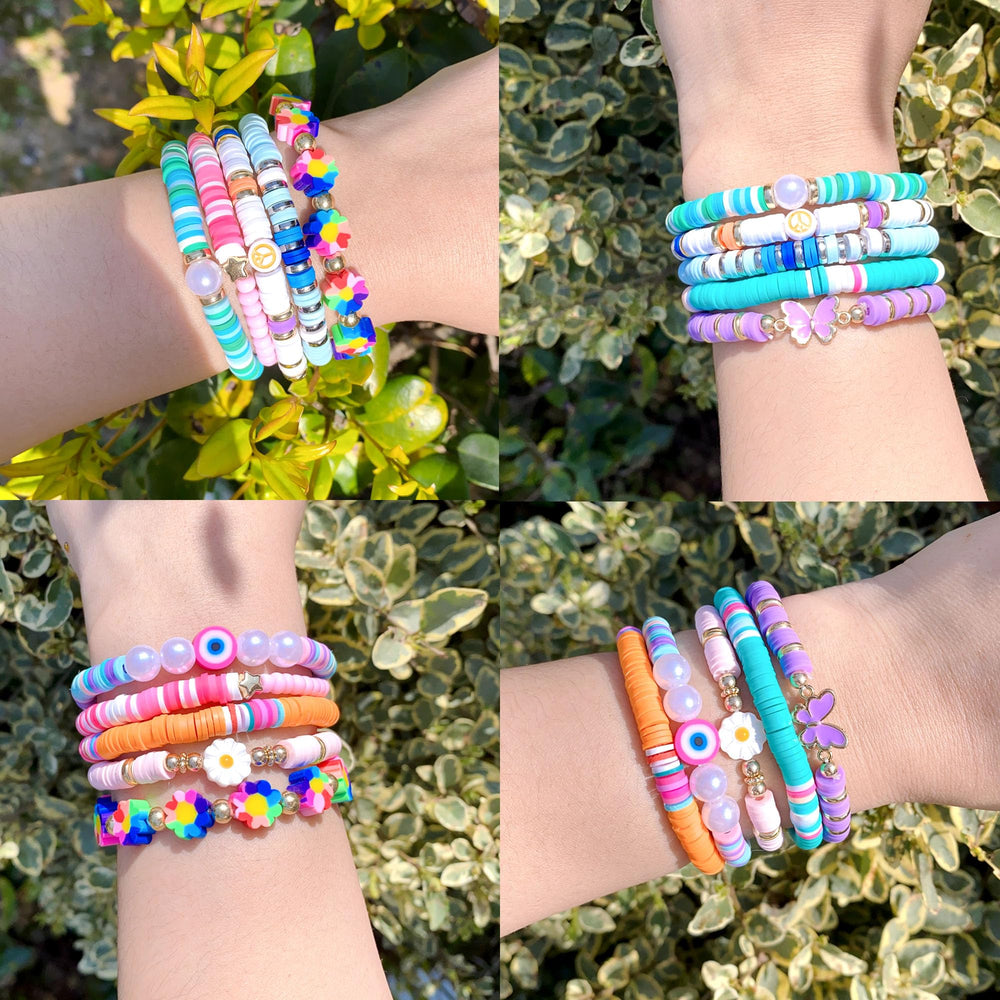 SIELEVIN one-size elastic bracelets fit most kids for easy wear
