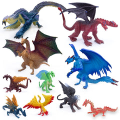 SIENON dragon toy figure 5inch colorful cake topper and decor