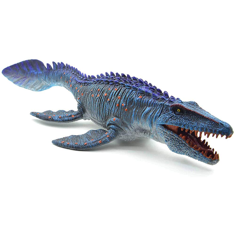 SIENON Mosasaurus cake topper on a cake for party decoration