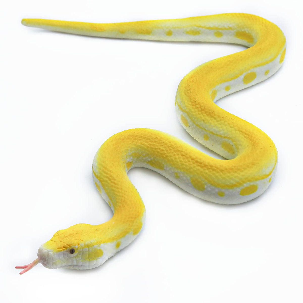 SIENON realistic python snake figure 15-inch for garden decor and playful pranks